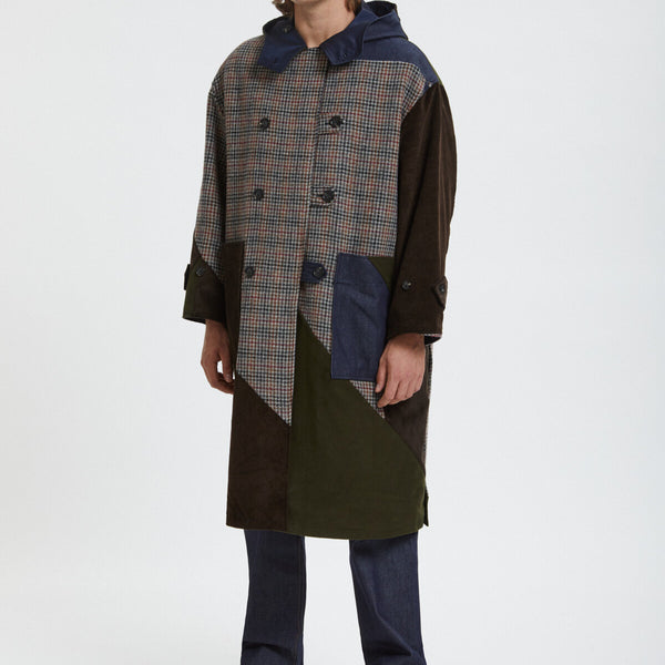 Stussy on sale patchwork overcoat