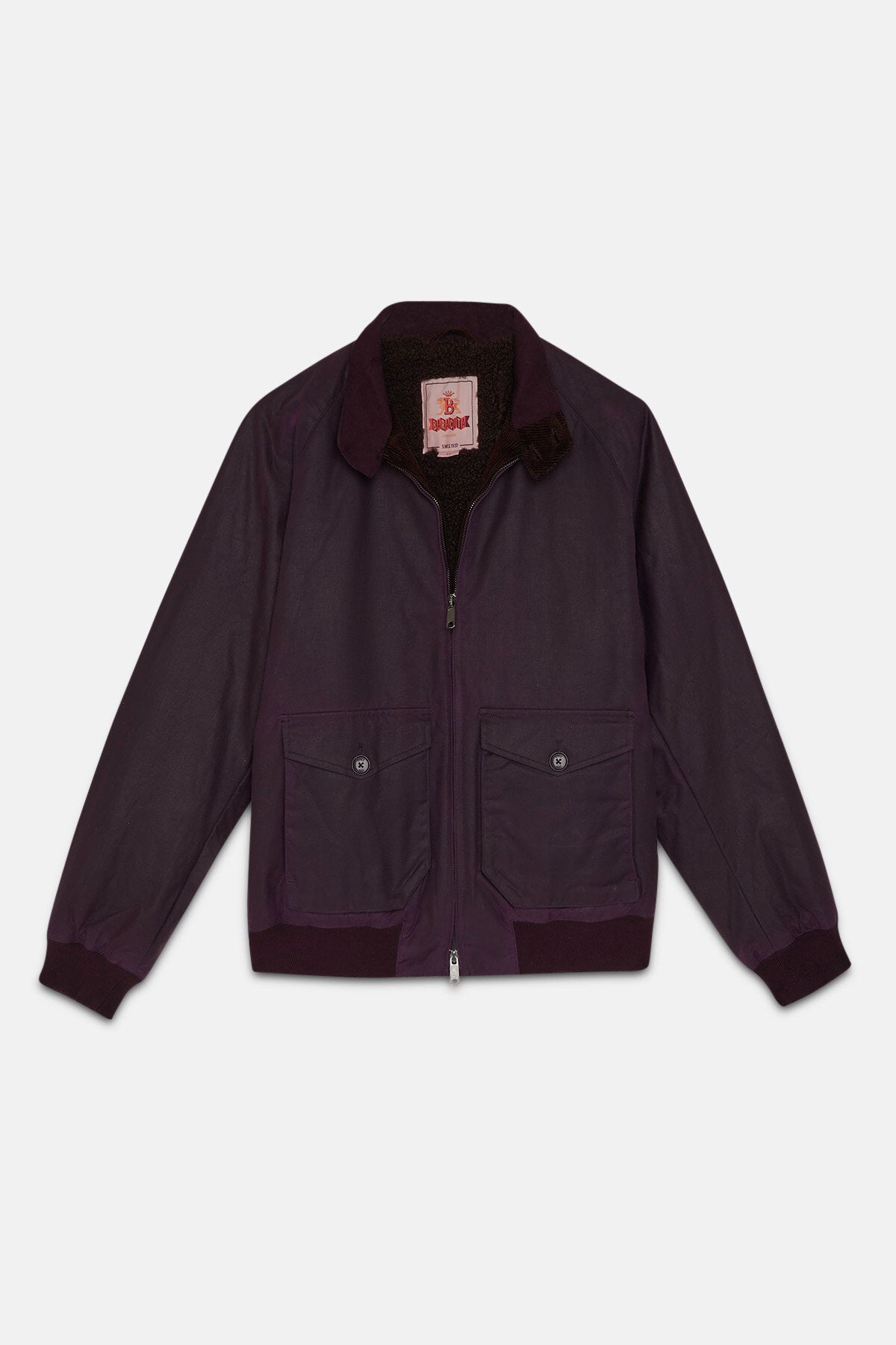 BARACUTA G9 313 INDIGO SIZE３８ G9 Waxed Pocket Purple plum by Baracuta | Men | WP Store