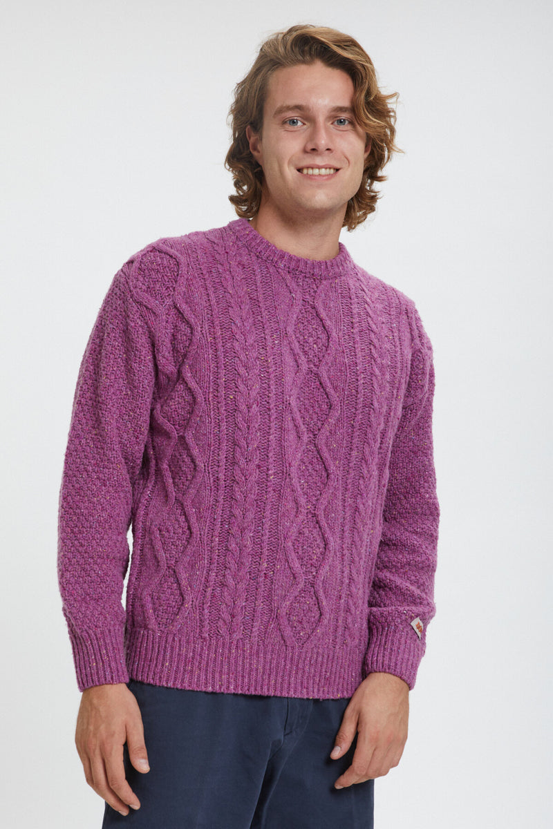 Maglione a girocollo Aran