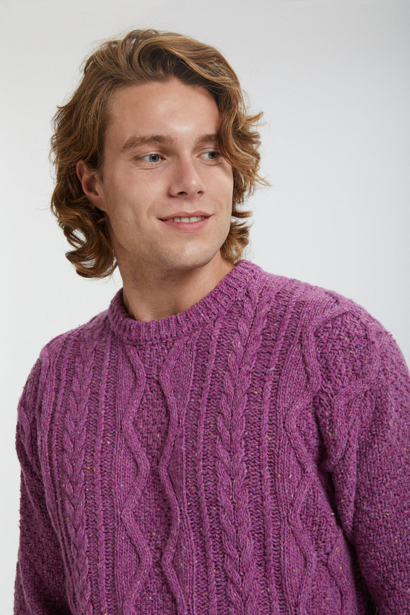 Maglione a girocollo Aran