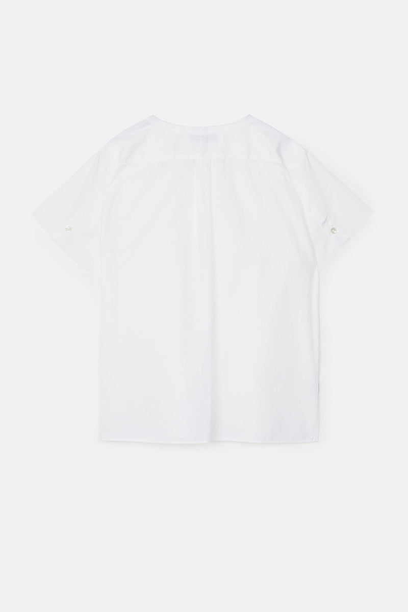 White cotton blouse