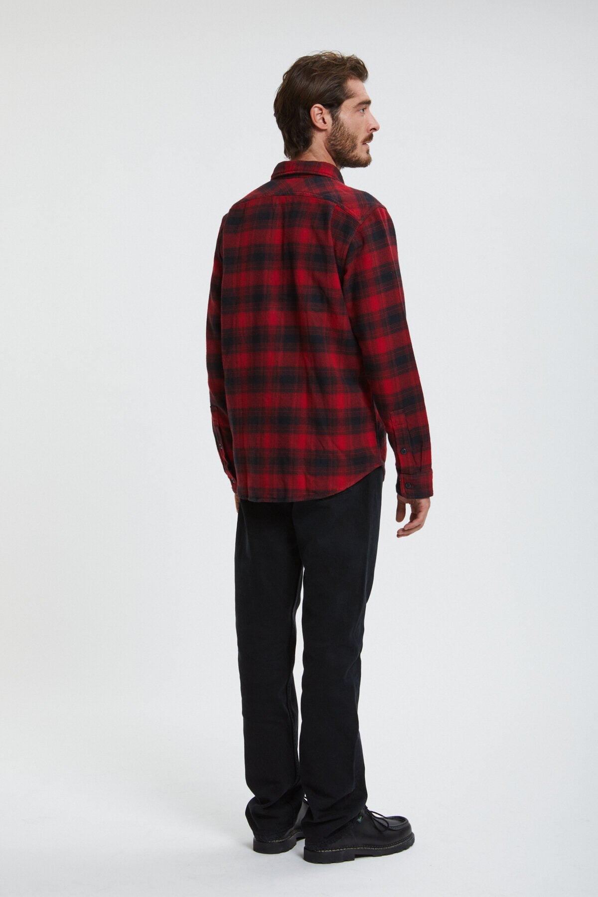 VINTAGE FLANNEL WORK SHIRT Red oak ombre by Filson Man | Men | WP