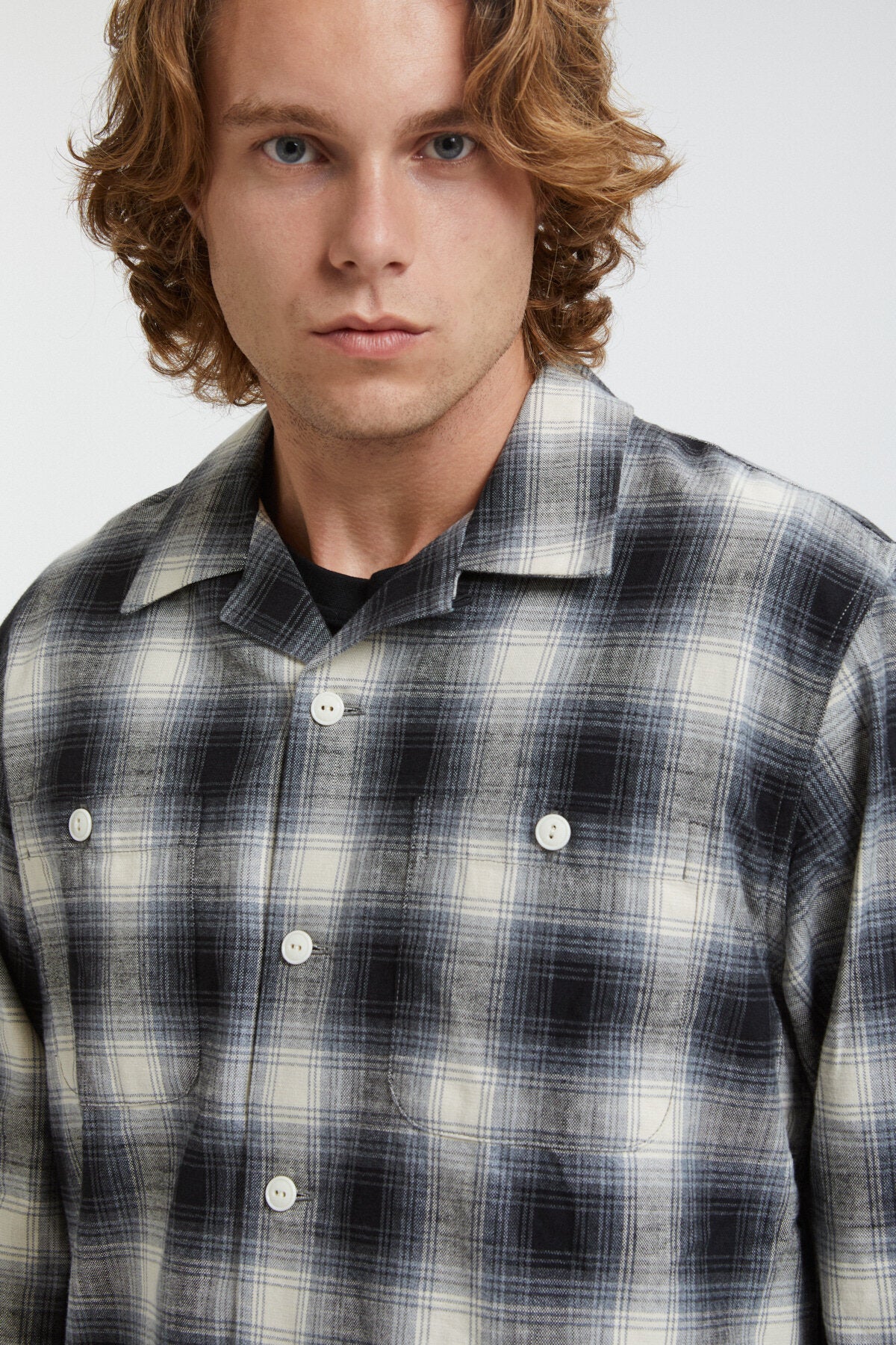 ELK HEIGHTS CAMP SHIRT Black / gray shadow by Filson Man | Men