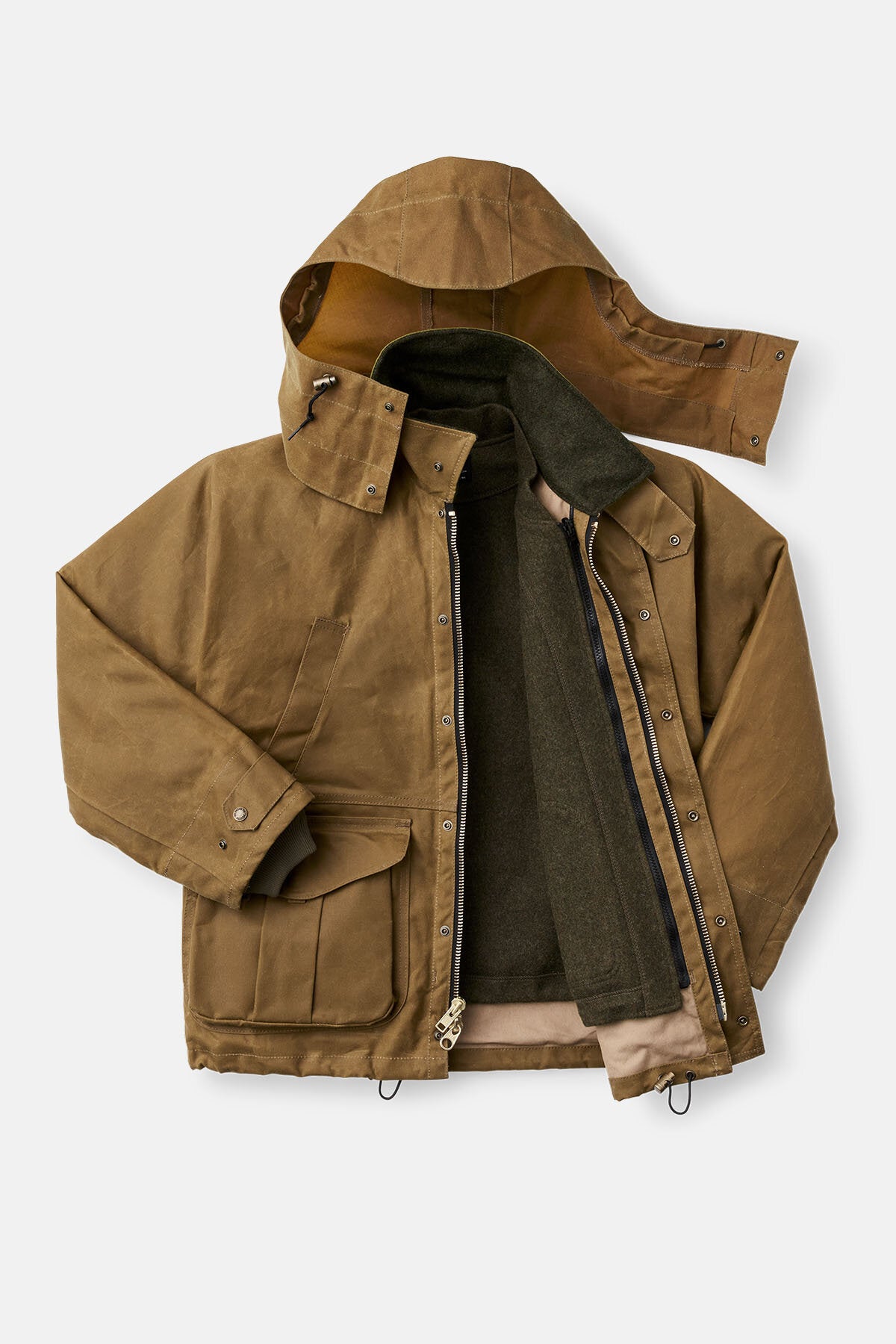 TIN CLOTH FIELD JACKET Dark tan by Filson Man Men WP Store