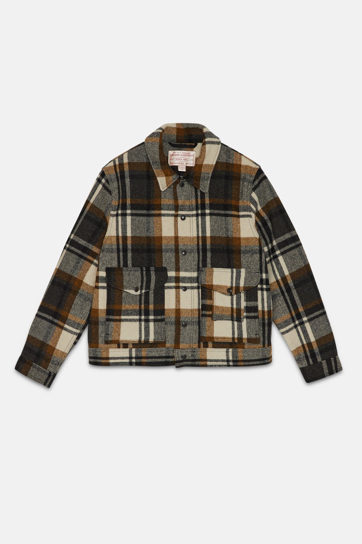 MACKINAW WOOL WORK JACKET Service blue by Filson Man | Men | WP Store