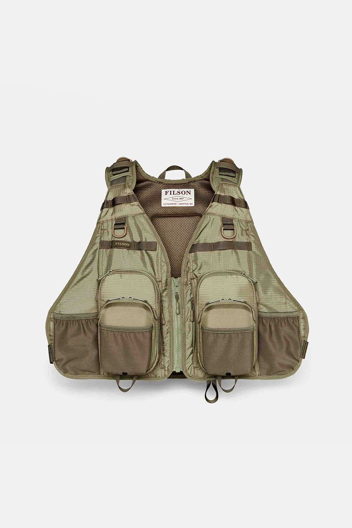 FISHING GUIDE VEST Vintage olive by Filson Man | Men | WP Store