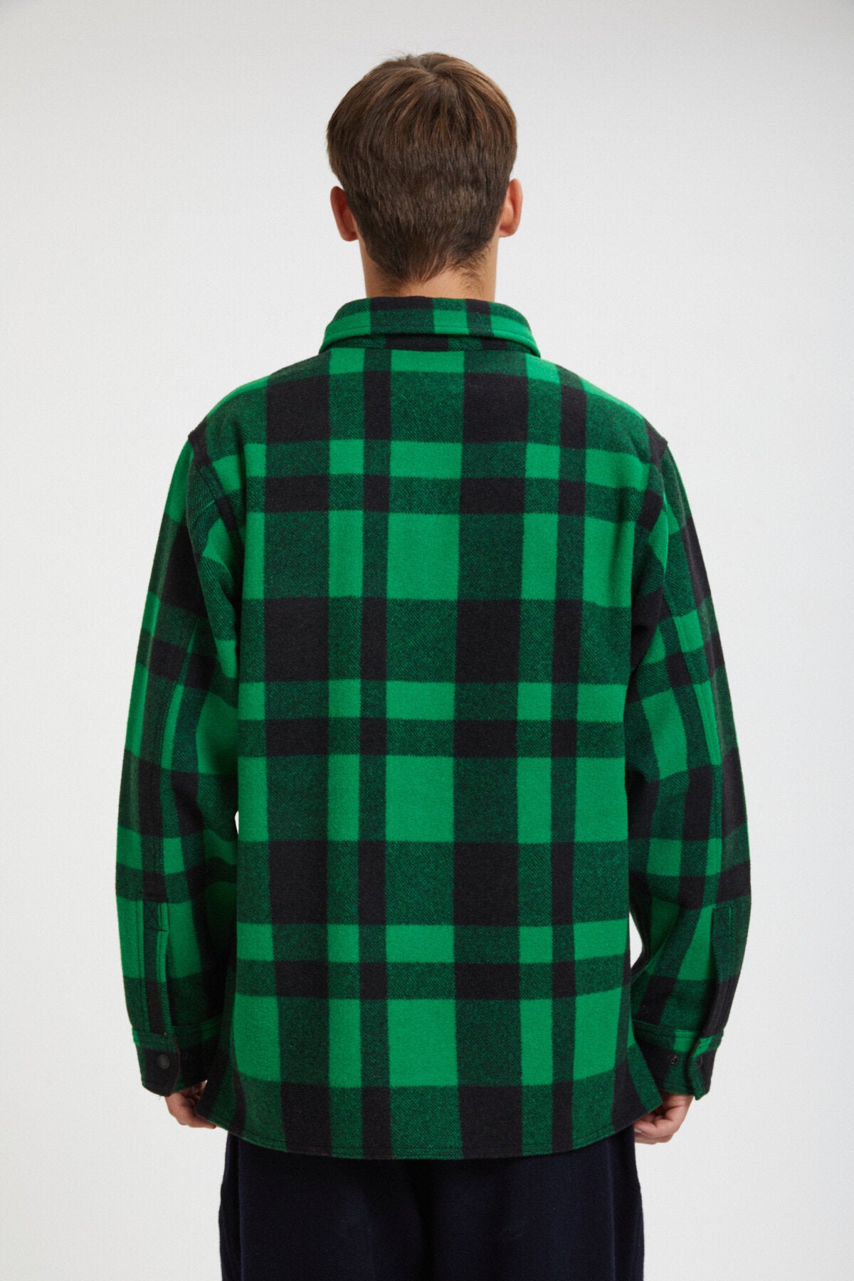 フィルソン Lined Mackinaw Wool Jac-Shirt XS Lined mackinaw wool jac-shirt by Filson | Dark red / black