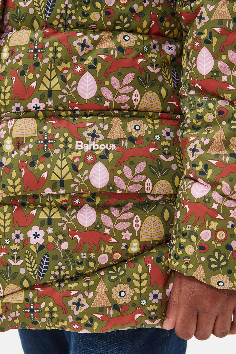 Girls' Bracken Printed Quilted Jacket