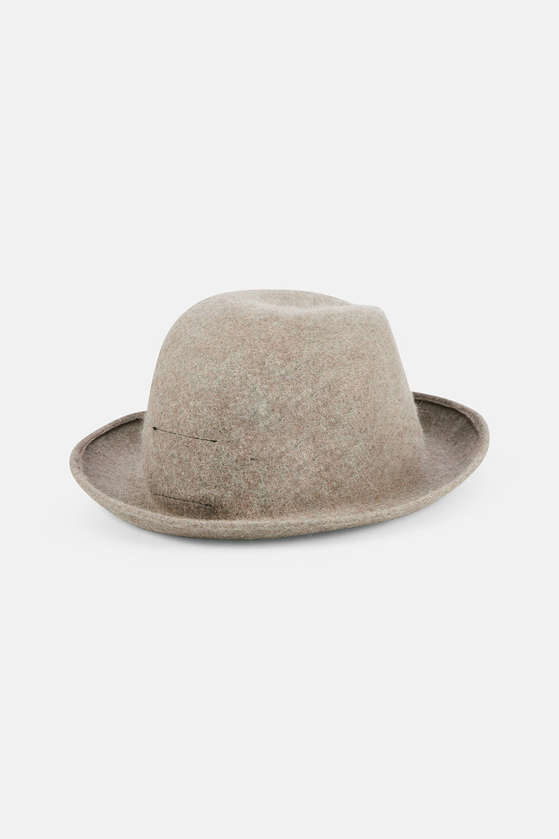 Hobo Felt Travel Hat Natural raw by Superduper, Unisex