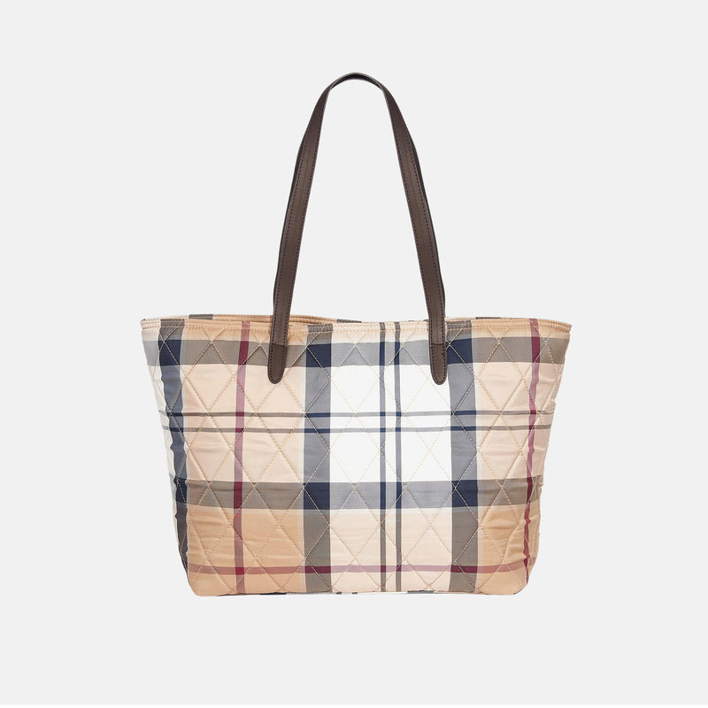 Tote Bag Wetherham trapuntata in Tartan