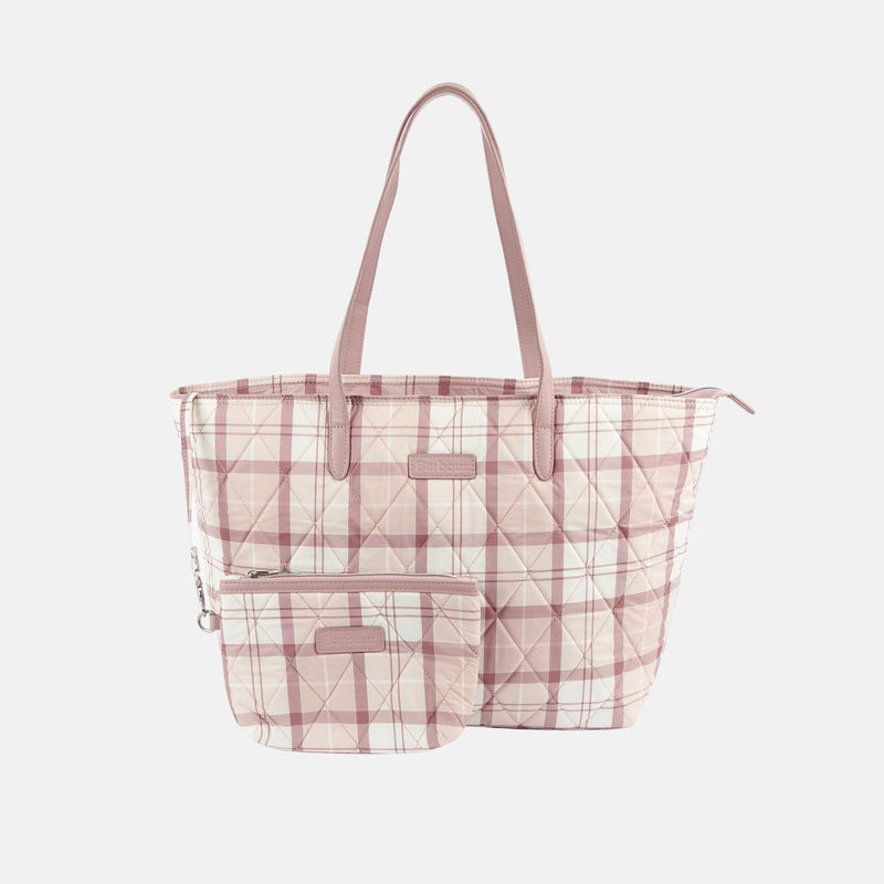 Tote Bag Wetherham trapuntata in Tartan