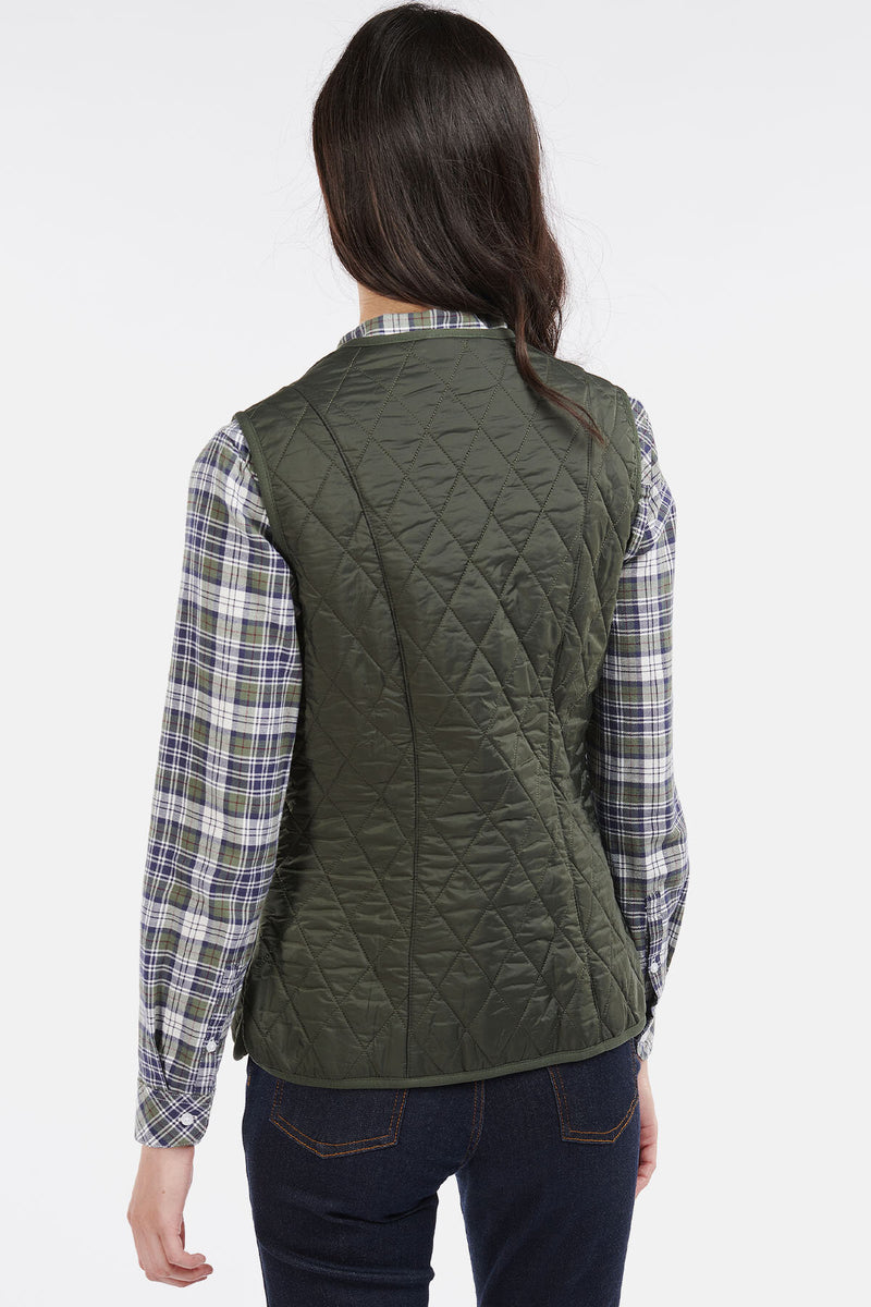 Lady Fleece Betty Vest Olive by Barbour Lady Women WP Store