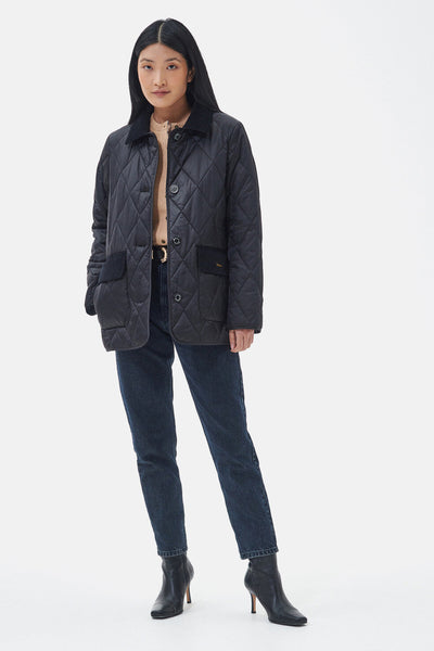ジャケット BARBOUR Woman Jacket Black LQU1666LQU BK12 Parade Quilted Jacket Black by Barbour International Lady
