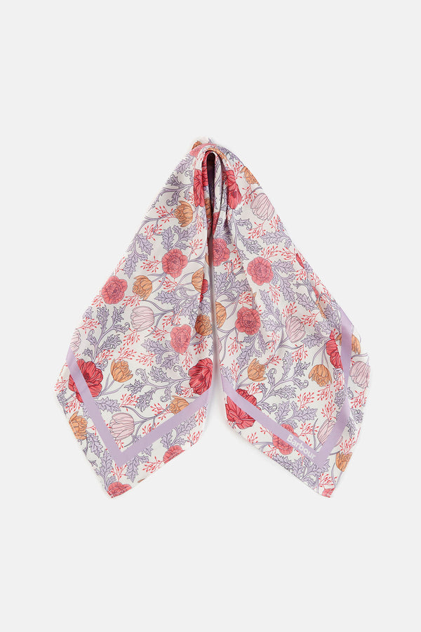 Barbour Floral-Print Square Scarf