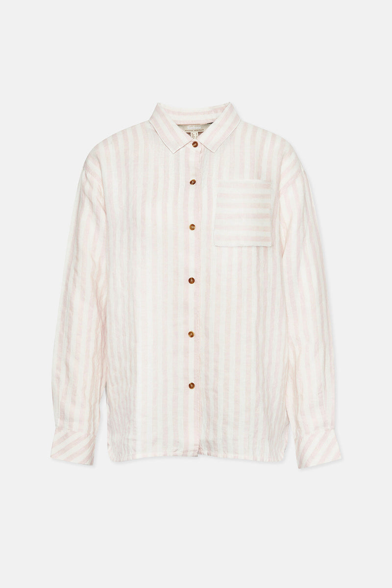 Annie Striped Linen Shirt