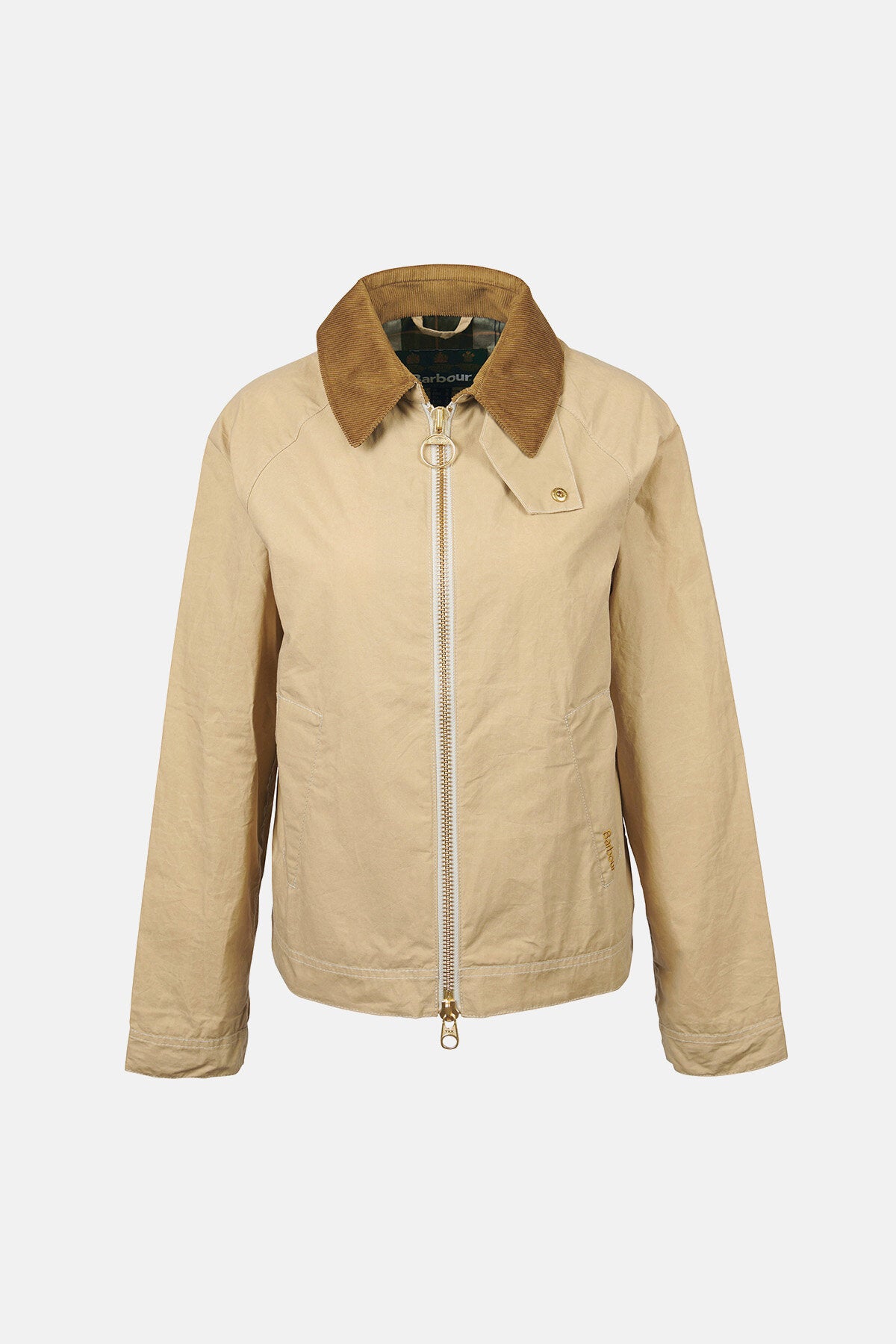 サトシ　Barbour ジャケット ベージュ Barbour Shoveler Quilted Jacket - Beige – The Lucky Knot Men's