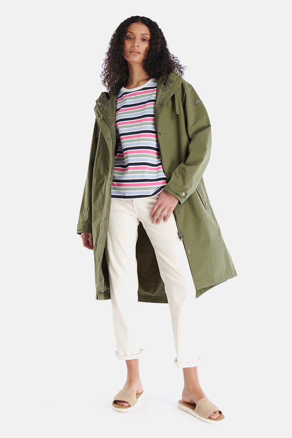 Barbour BURGHEY グリーン38 Barbour Heritage Dryfly Waterproof Jacket - Sage Green