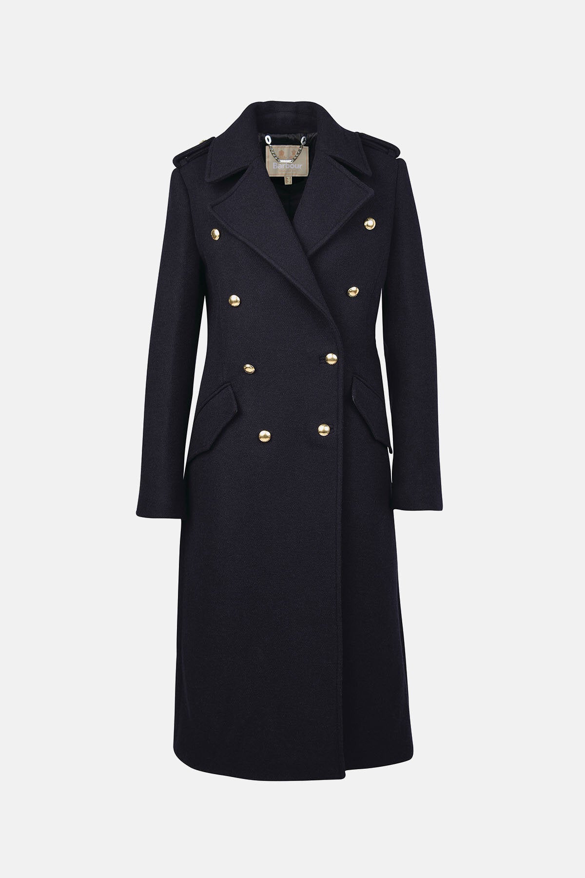 Inverraray Wool Coat Navy by Barbour Lady Women WP Store