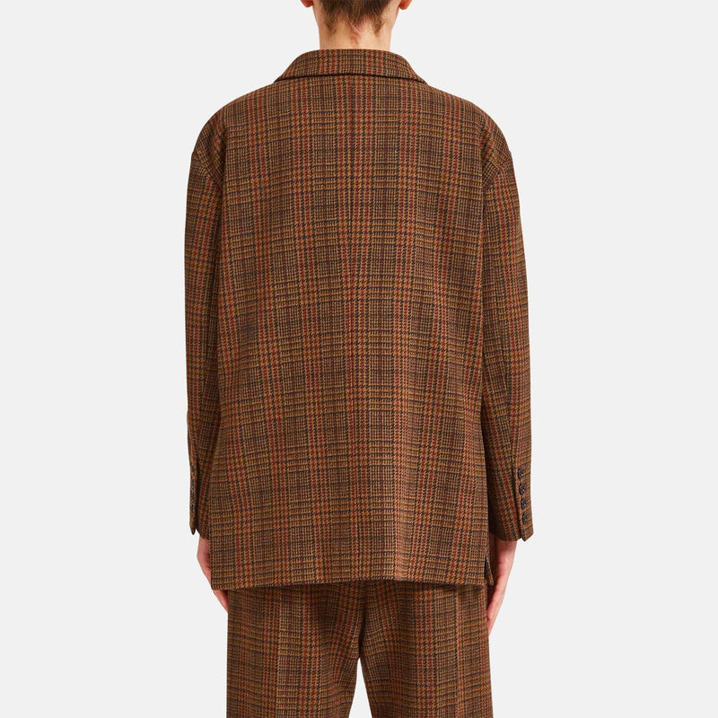 Giacca in lana oversized