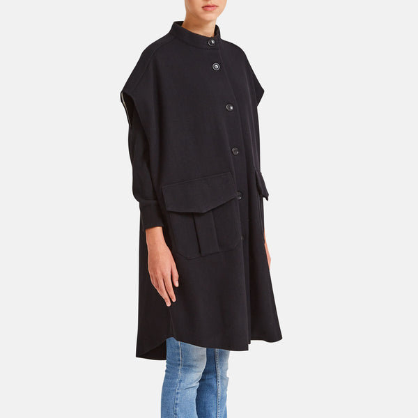 Giacca in lana oversized