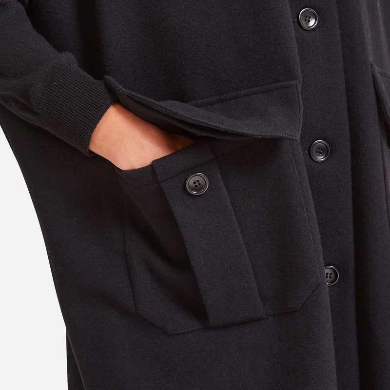 Oversized wool jacket