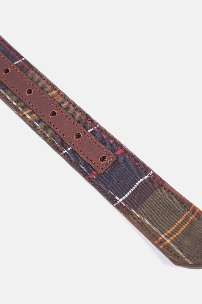 Tartan Leather Belt