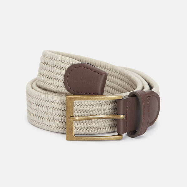 Nevis Webbing Belt Mist by Barbour | Men | WP Store