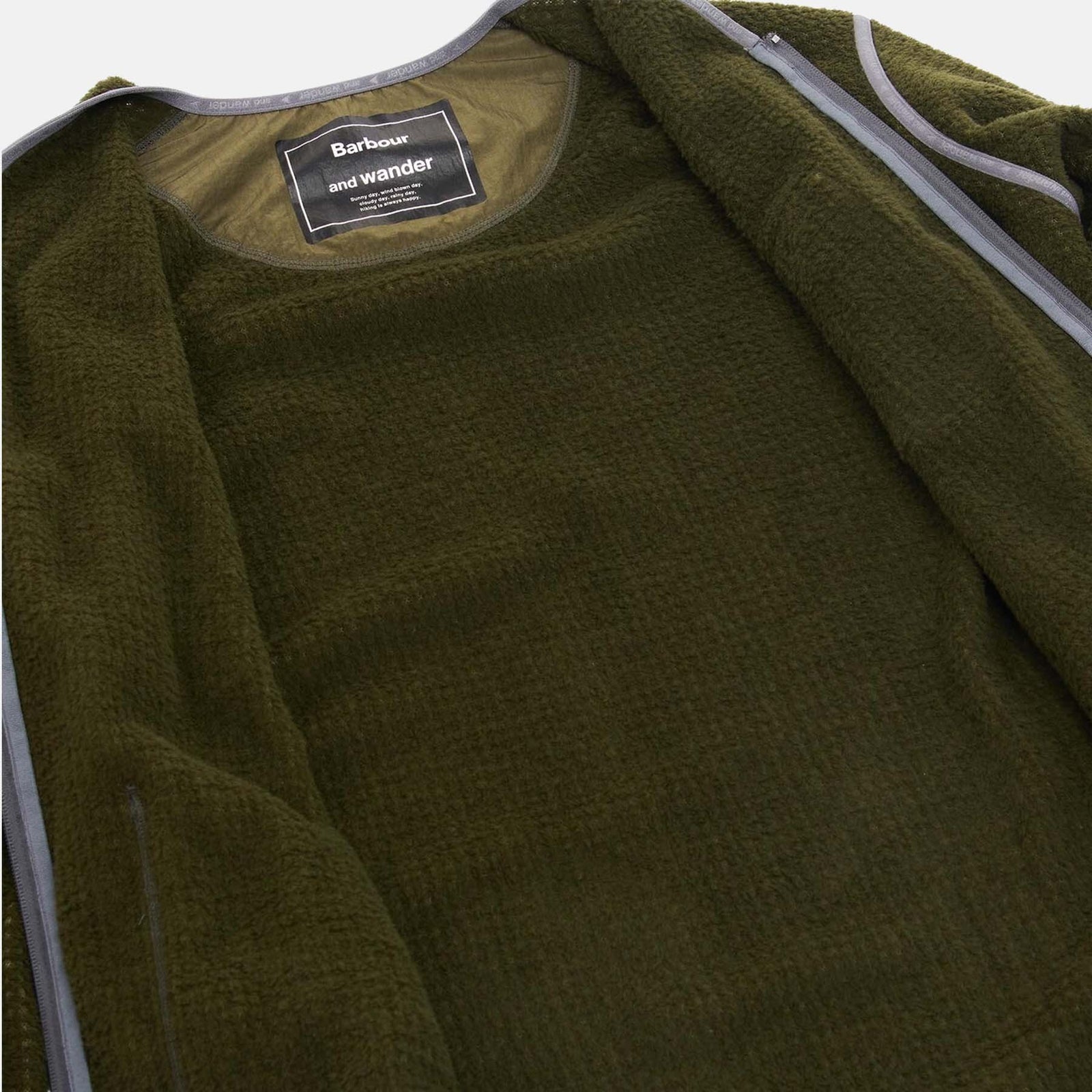 Barbour And Wander Fleece Olive by Barbour | Men | WP Store