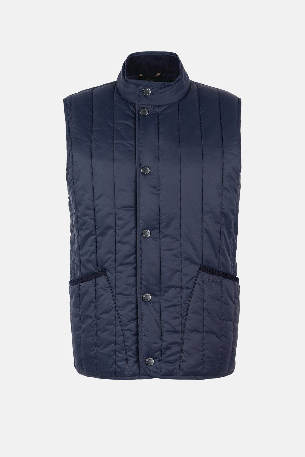 Barbour navy gilet mens discount