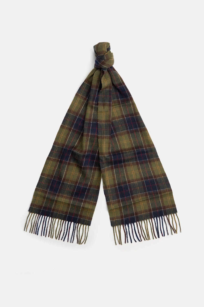 Tartan Scarf Glove Gift Set Classic olive by Barbour Men WP