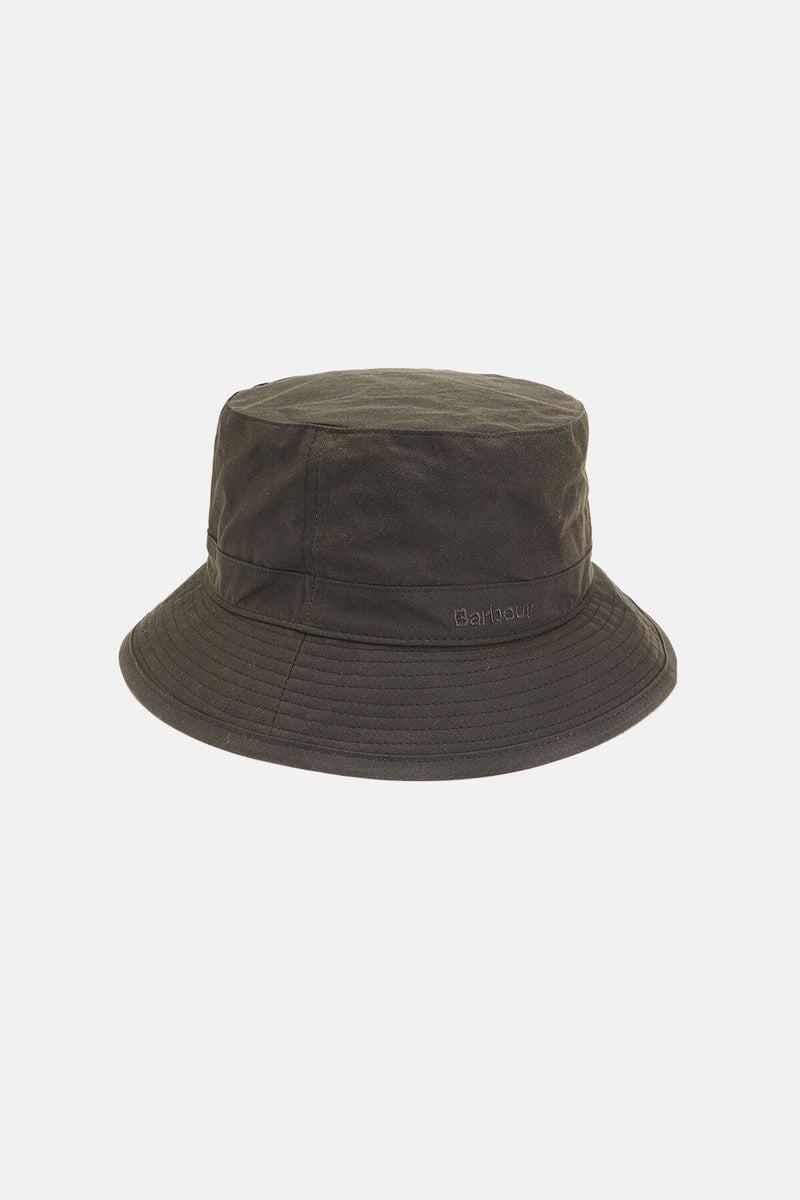 Barbour Wax Sports Hat in Black, Barbour