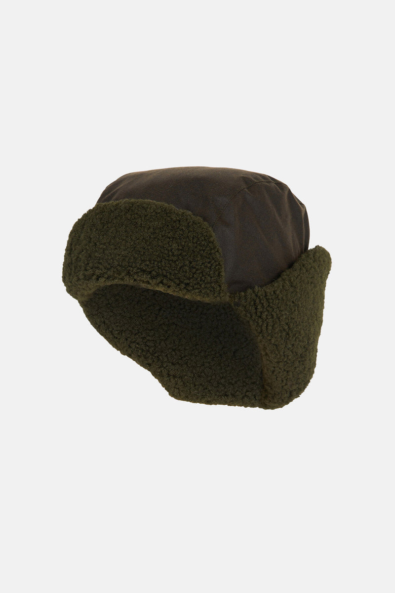 Cappello in cotone cerato