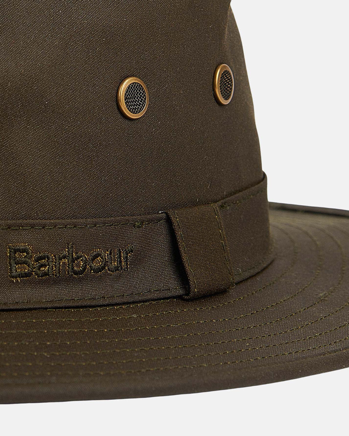 Dawson Wax Safari Hat Olive by Barbour Men WP Store