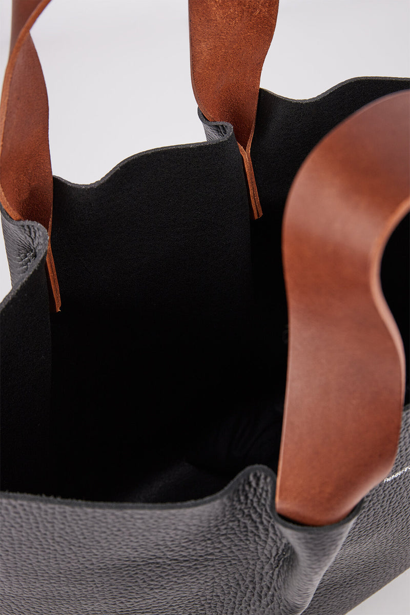 Leather Piano Tote-bag