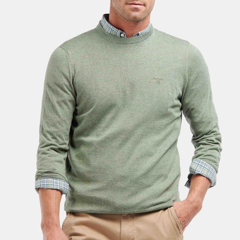 Maglione a girocollo in cotone leggero