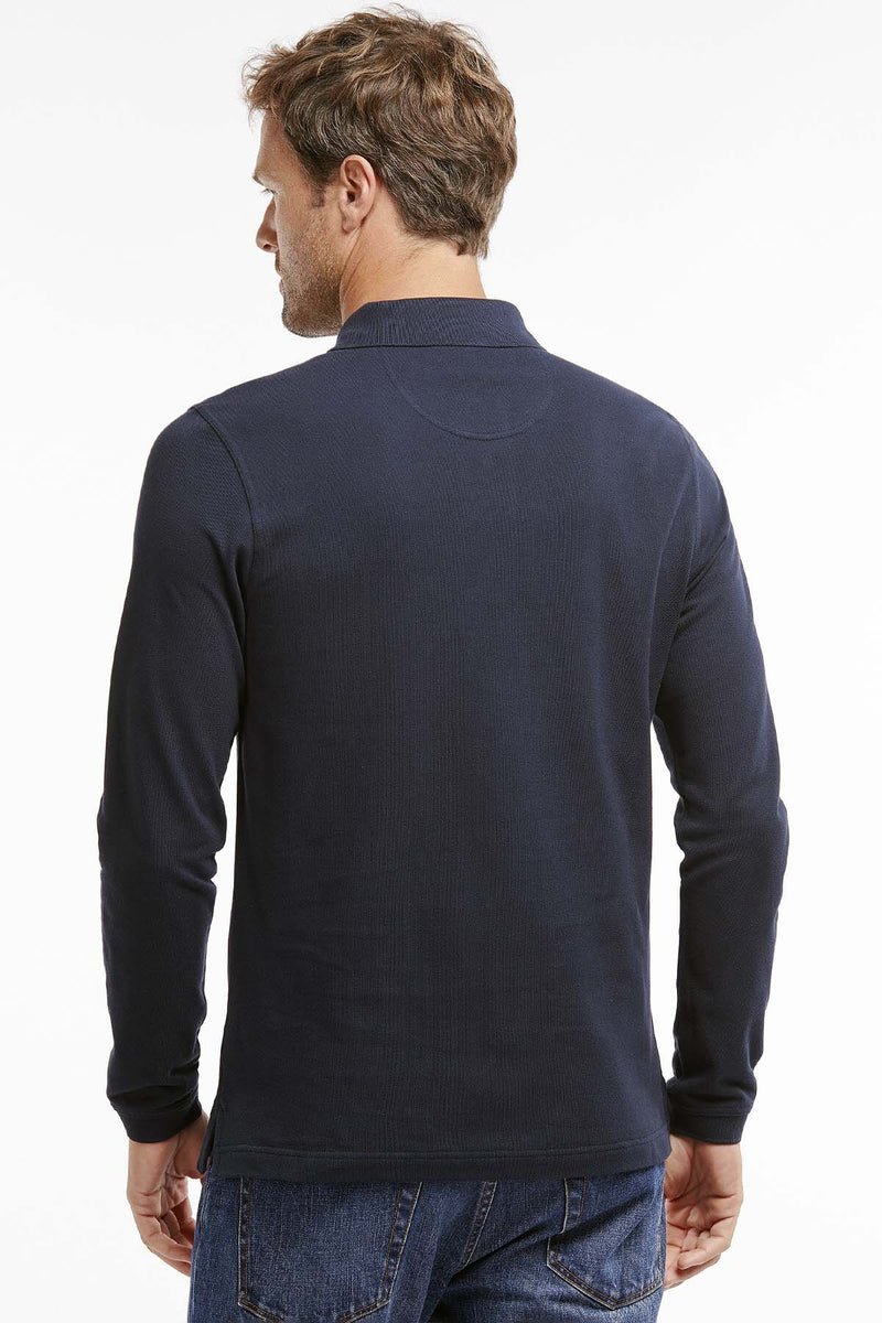 Essential Long-Sleeve Polo Shirt