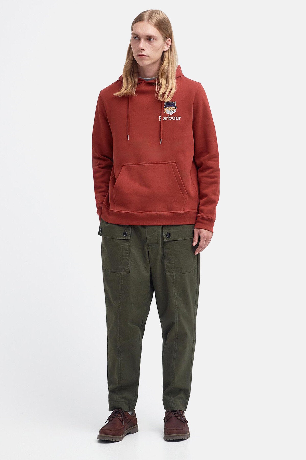 Maison Kitsuné Barbour スウェット M Barbour x Maison Kitsuné Beaufort Fox Sweatshirt Black by