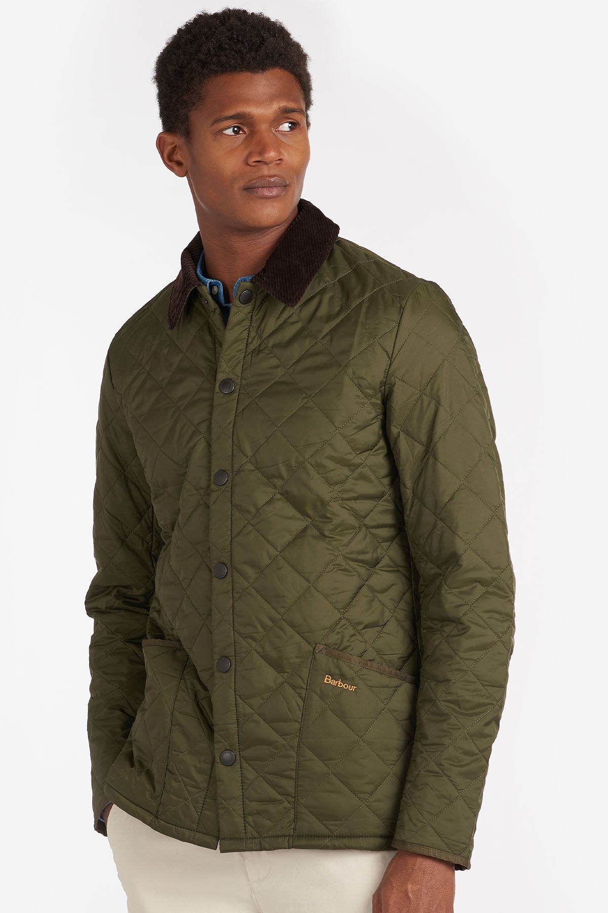 Liddesdale Quilt Jacket Olive by Barbour Men WP Store