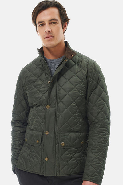 Lowerdale Quilted Jacket Sage by Barbour Men WP Store