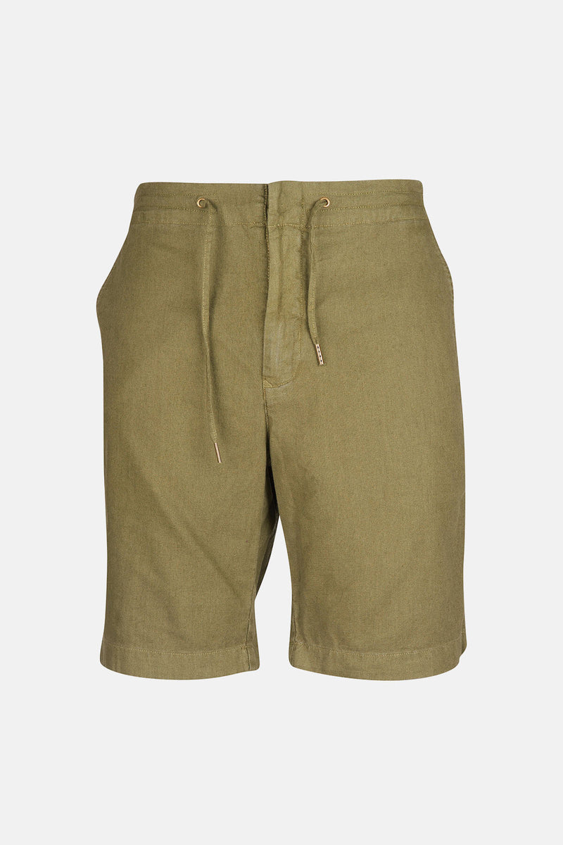Shorts in lino misto cotone