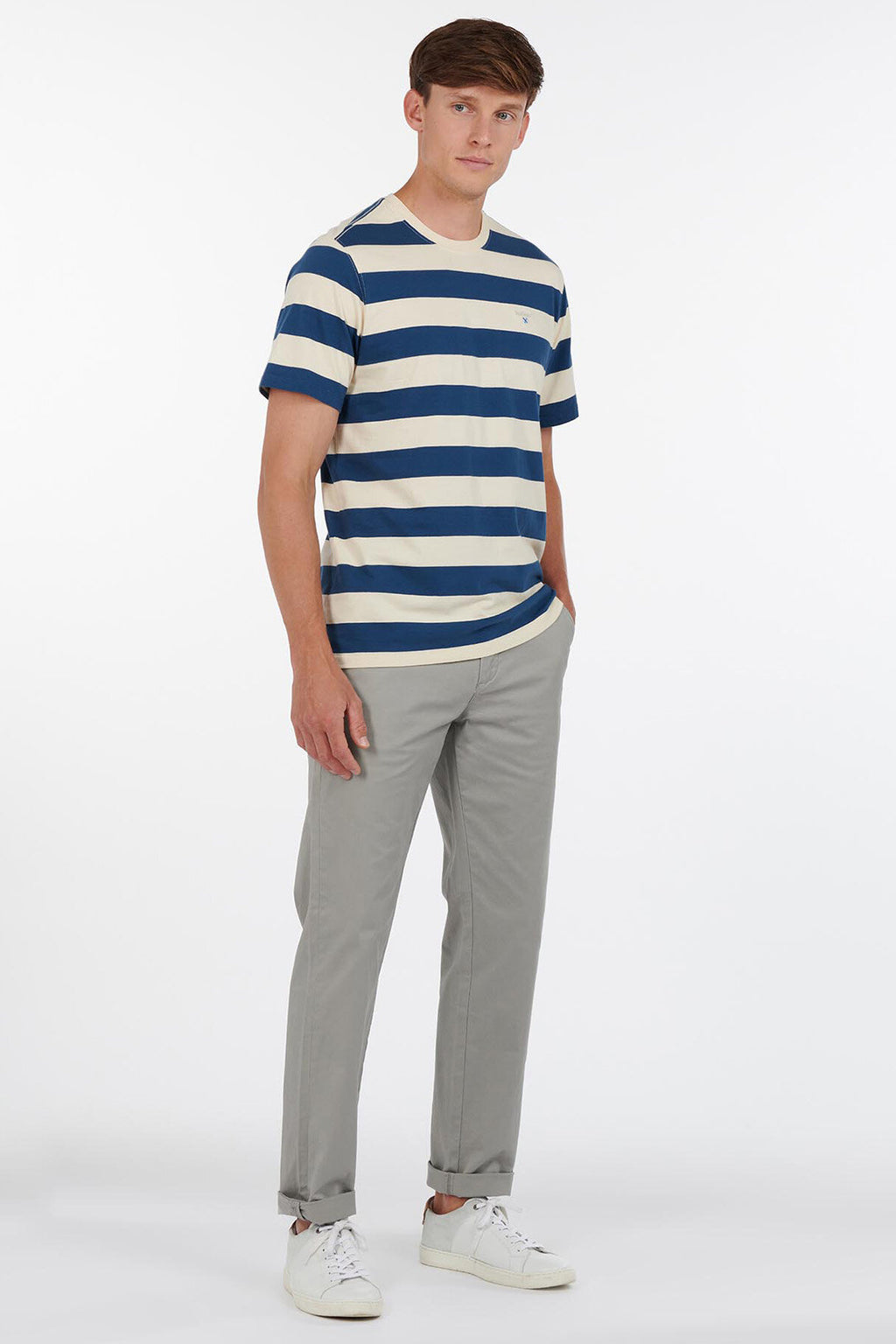 Neuston essential chino pants Stone by Barbour Men WP Store