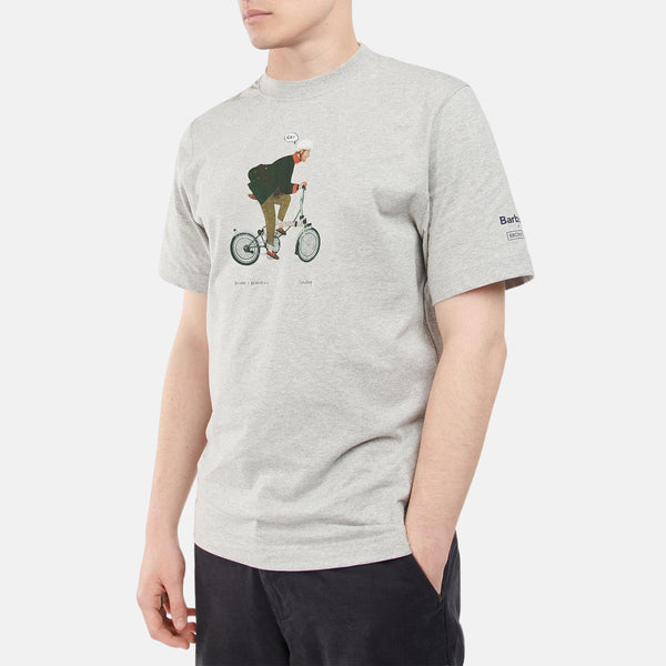 T-shirt Slowboy Go Barbour x Brompton