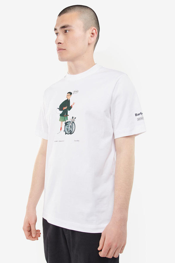 T-shirt Slowboy Ready Barbour x Brompton
