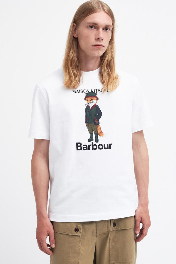 Barbour x Maison Kitsuné Beaufort Fox T-Shirt