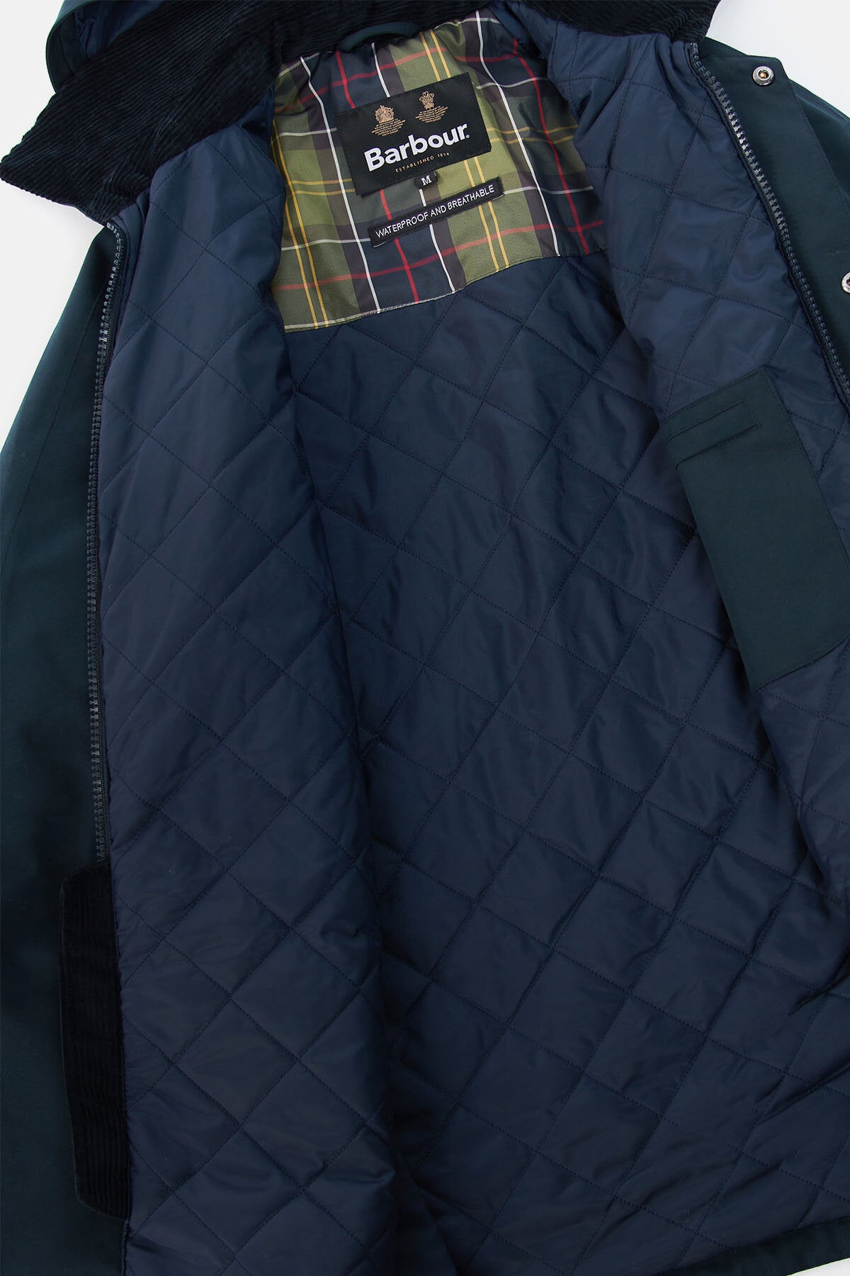 Winter Ashby Jacket Navy by Barbour | Men | WP Store