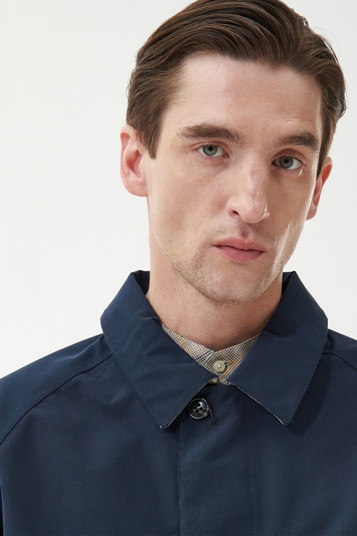 Cambridge Waterproof Mac Navy/forest mist by Barbour | Men | WP Store