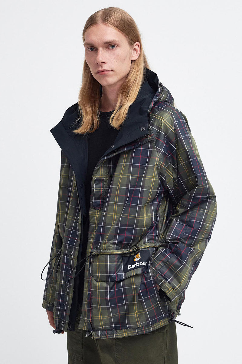 Giacca impermeabile reversibile Military Barbour x Maison Kitsuné