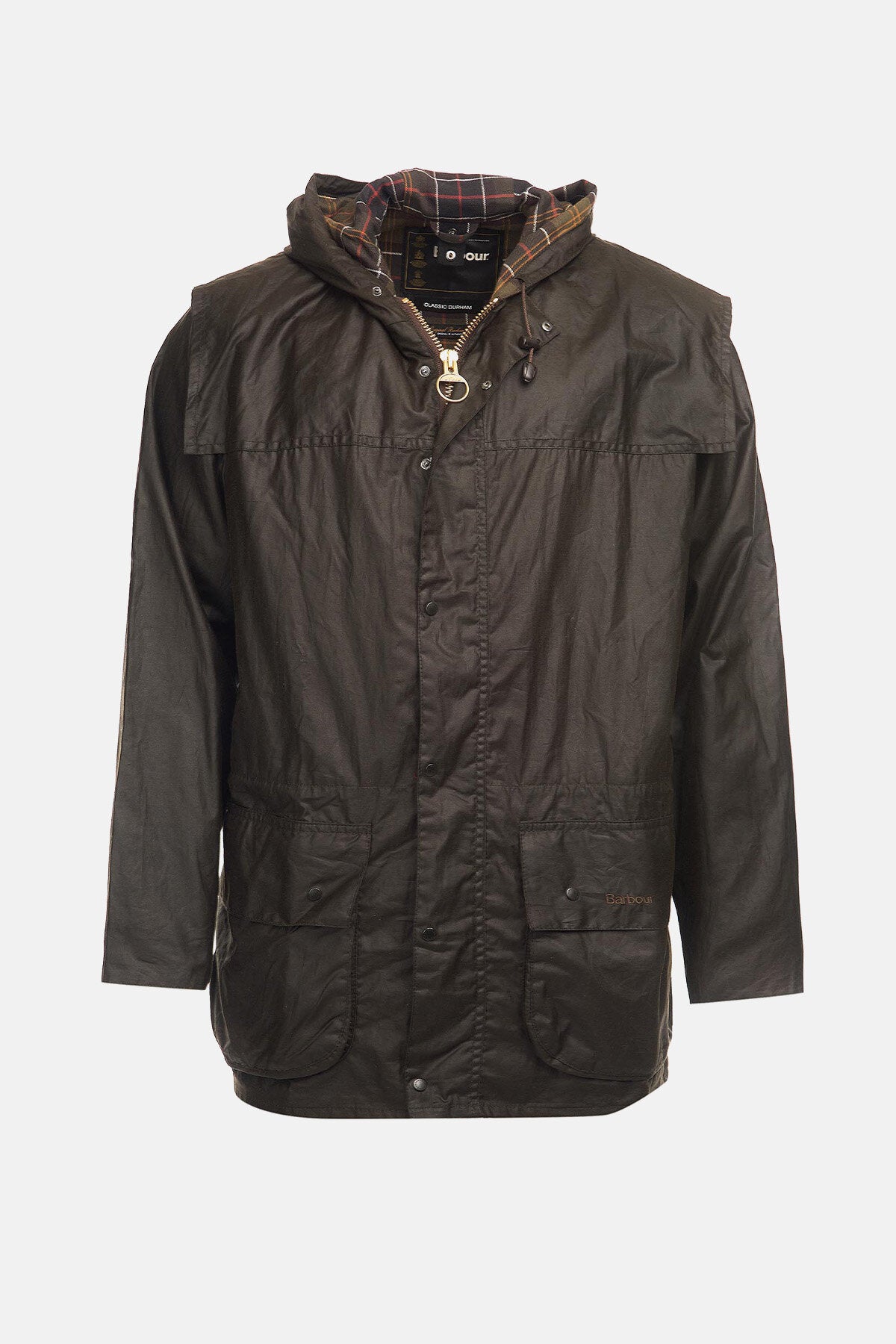 Classic Durham Wax Jacket Olive by Barbour Men WP Store