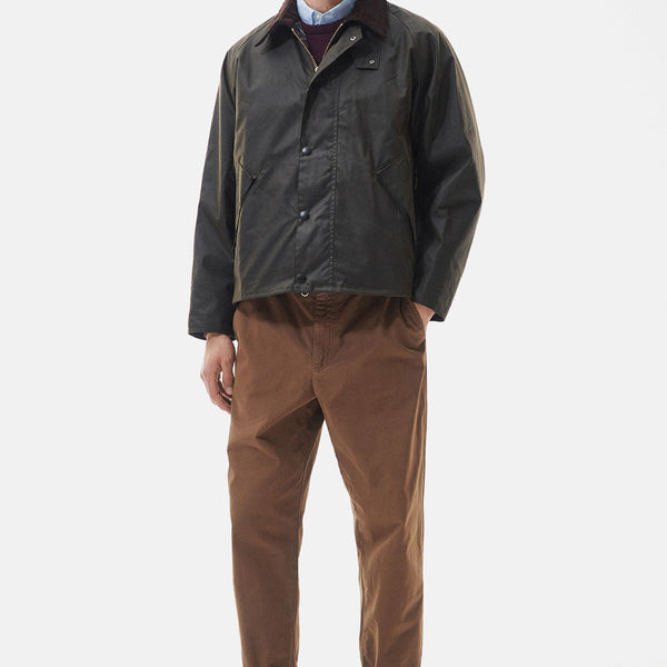OS Transport Wax Jacket Olive by Barbour | Men | WP Store