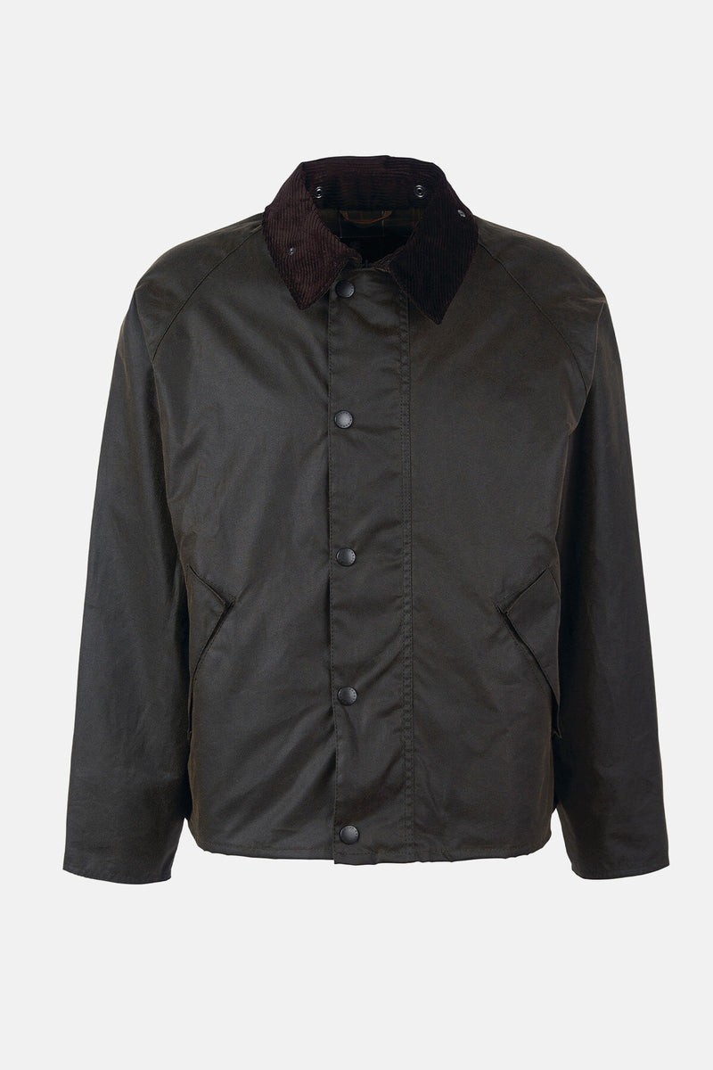 OS Transport Wax Jacket Olive by Barbour | Men | WP Store